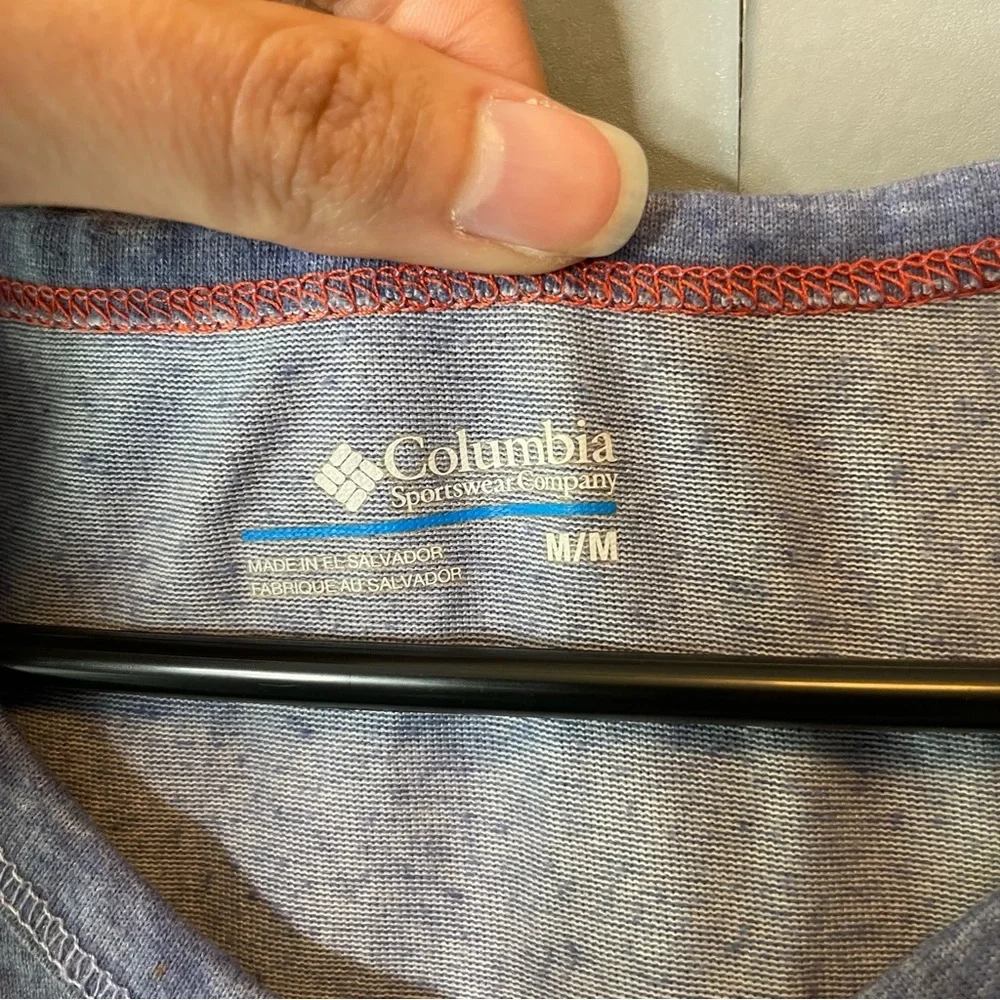 Columbia Women's Heather Blue Sleeveless Tank Top size medium - Picture 3 of 6